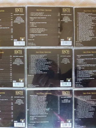 9CDs. Bach Edition Obras para Órgano Vol. II