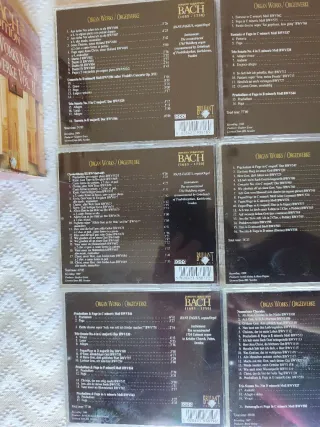 9CDs. Bach Edition Obras para Órgano Vol. II
