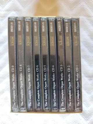 9CDs. Bach Edition Obras para Órgano Vol. II