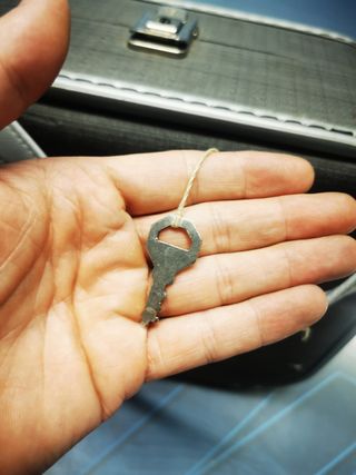 Maleta de mano, vintage 34x28x16 cm