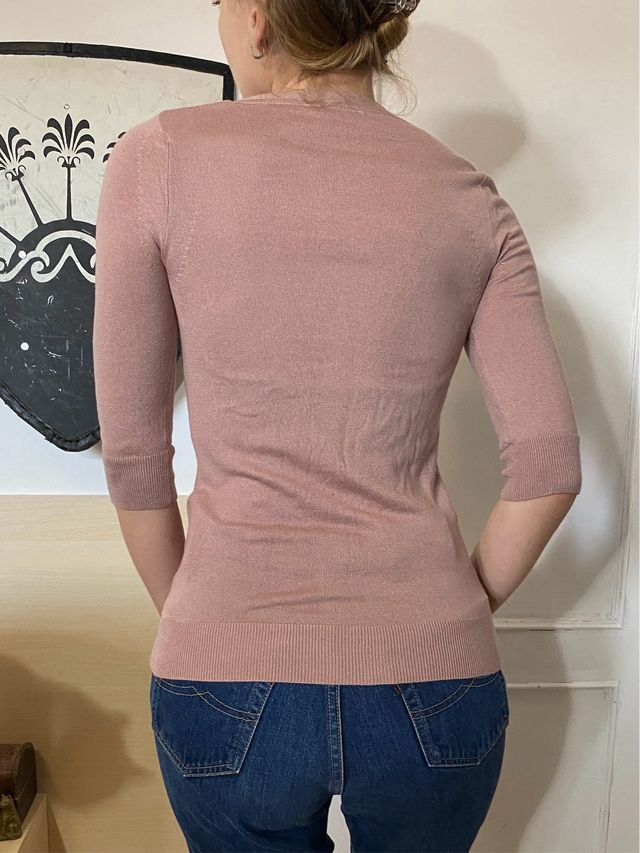 G-Star RAW top ajustado cárdigan rosa Talla S