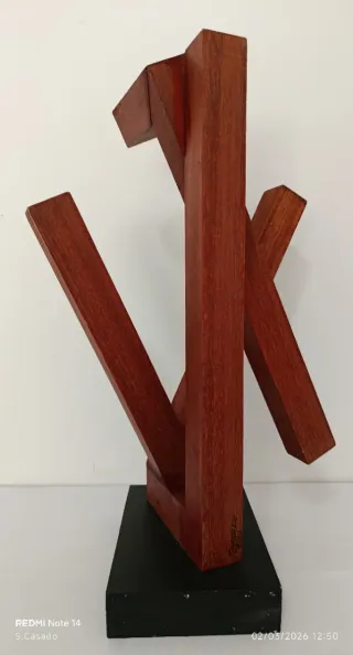 Fold I Escultura Madera Arte Contemporáneo