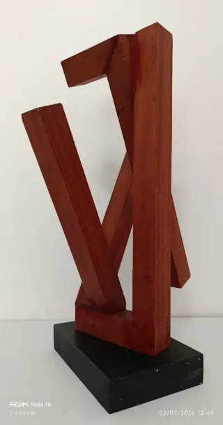 Fold I Escultura Madera Arte Contemporáneo