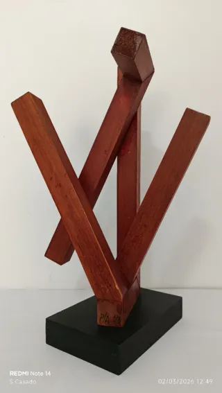Fold I Escultura Madera Arte Contemporáneo