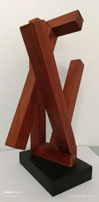 Fold I Escultura Madera Arte Contemporáneo
