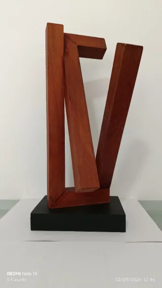 Fold I Escultura Madera Arte Contemporáneo