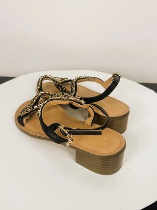 Apres Sandalo Gioiello Vera Pelle Tg 36