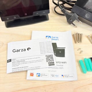 Garza Smart - Termostato Wifi Inteligente Negro