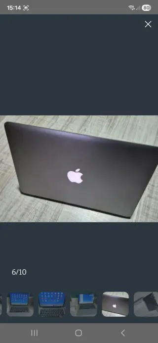 Portátil Apple MacBook Pro Gris/Plateado