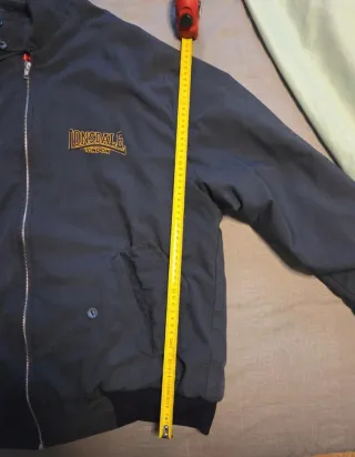 Cazadora Harrington Lonsdale Roja y Azul