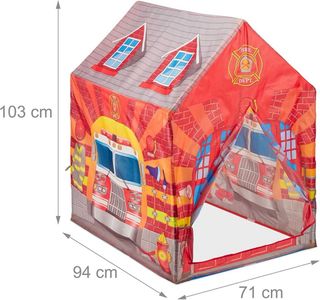 Casita de juegos infantil bomberos