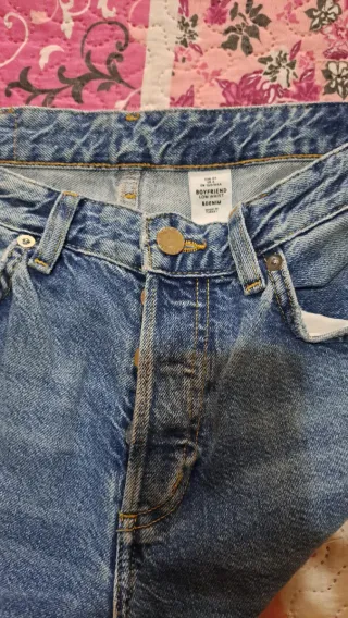 Pantalón vaquero Denim azul desgastado