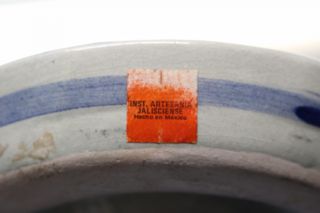 Cenicero de cerámica hecho a mano. Jalisco, México.