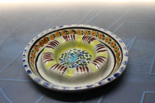 Cenicero de cerámica hecho a mano. Jalisco, México.