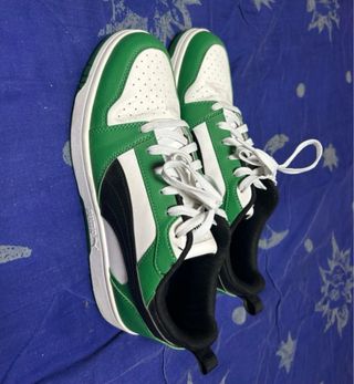Zapatillas Puma Talla 41 Verde y Blanco