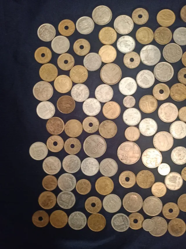 Lote monedas pesetas