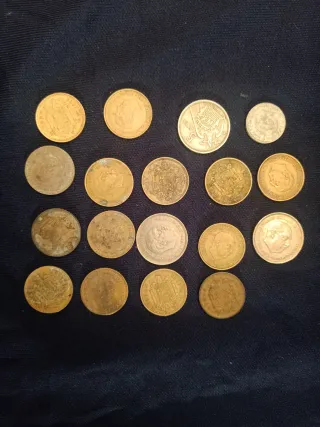 Lote monedas pesetas