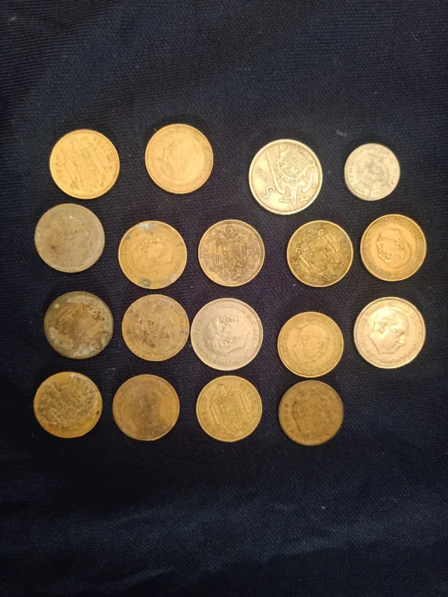 Lote monedas pesetas