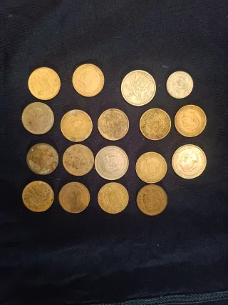 Lote monedas pesetas