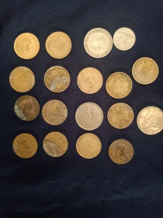 Lote monedas pesetas