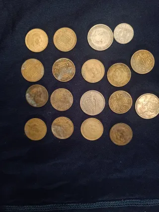 Lote monedas pesetas