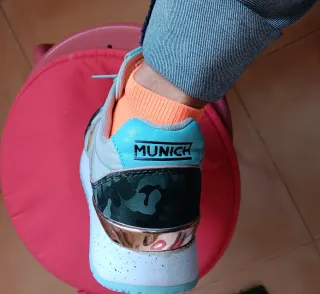 Zapatillas Munich Dash Sky Mujer Talla 39