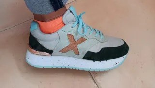 Zapatillas Munich Dash Sky Mujer Talla 39