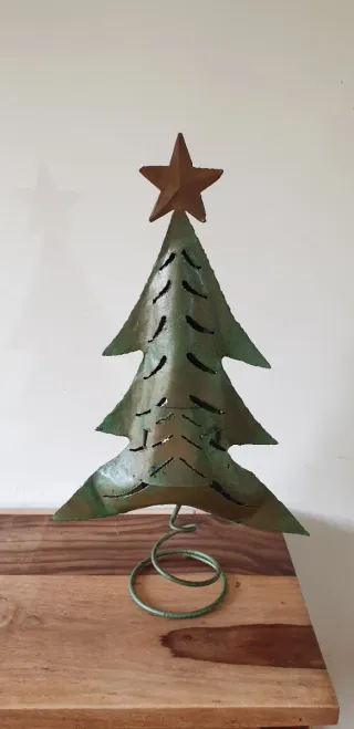 ÁRBOL CANDELABRO FORJADO DE HIERRO