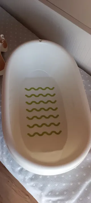 Bañera bebé con adaptador