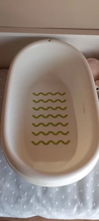 Bañera bebé con adaptador