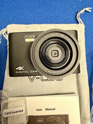 Macchina Fotografica Digitale 4K UHD 64MP Touchscr