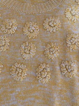 Jersey Tiffosi flores amarillo Talla S