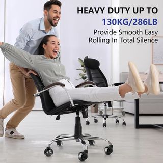 Pack 5 Ruedas Silla Oficina Esféricas 11x22mm