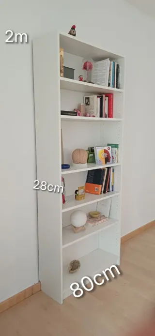 Estantería Blanca Ikea en perfecto estado