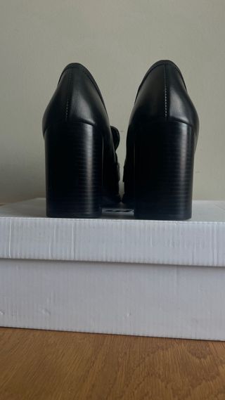 Zapatos tacón negros “glo.” Talla 37