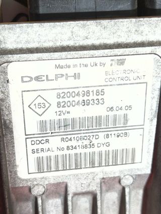 Centralita Motor UCE Renault