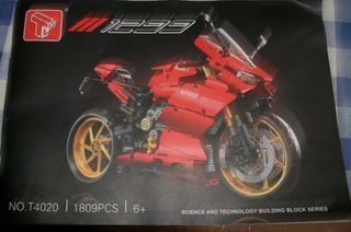 Moto de bloques de construcción, Tipo lego. 1809