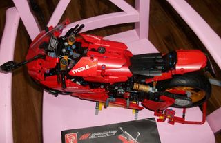 Moto de bloques de construcción, Tipo lego. 1809