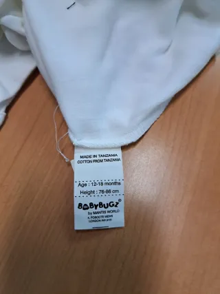 Pelele bebé algodón, 2 unidades