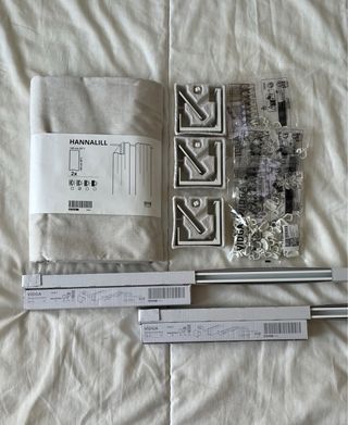 Cortinas IKEA HANNALILL Lino Beige