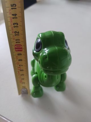 Dinosaurio interactivo verde