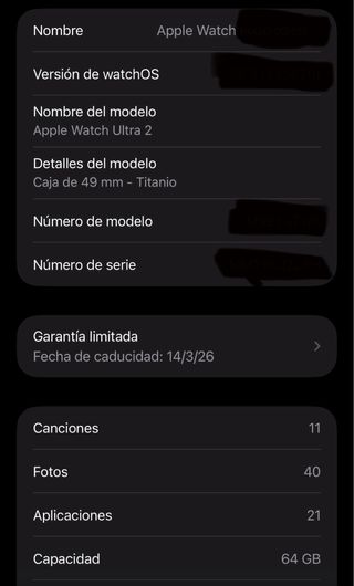 Apple Watch Ultra 2 Negro/Plateado Caja de 49