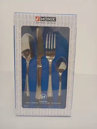 Set Cubiertos Monix Génova 24 Piezas