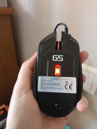 Ratón Gaming G5 con cable.