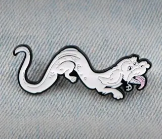 Dragón Falkor Historia Interminable  Figura + pin