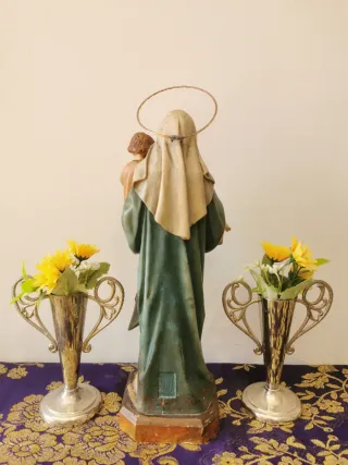 Virgen del Rosario Olot 35cm