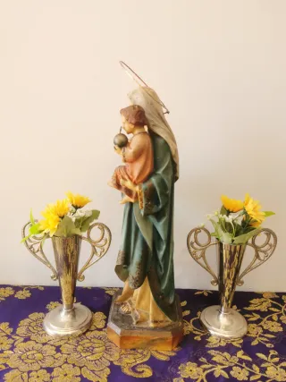Virgen del Rosario Olot 35cm