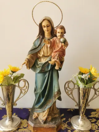 Virgen del Rosario Olot 35cm