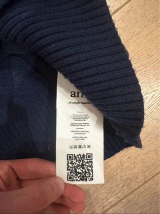 Jersey AMI Paris Azul Corazón Blanco