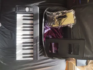Piano Elettrico Pieghevole con Tasti Illuminati